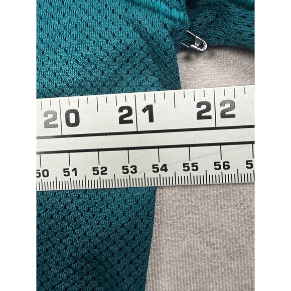 Mountain Hardwear Women L Teal Sleeve Fleece Lined Pullover Shirt Outdoor Active - Picture 16 of 16